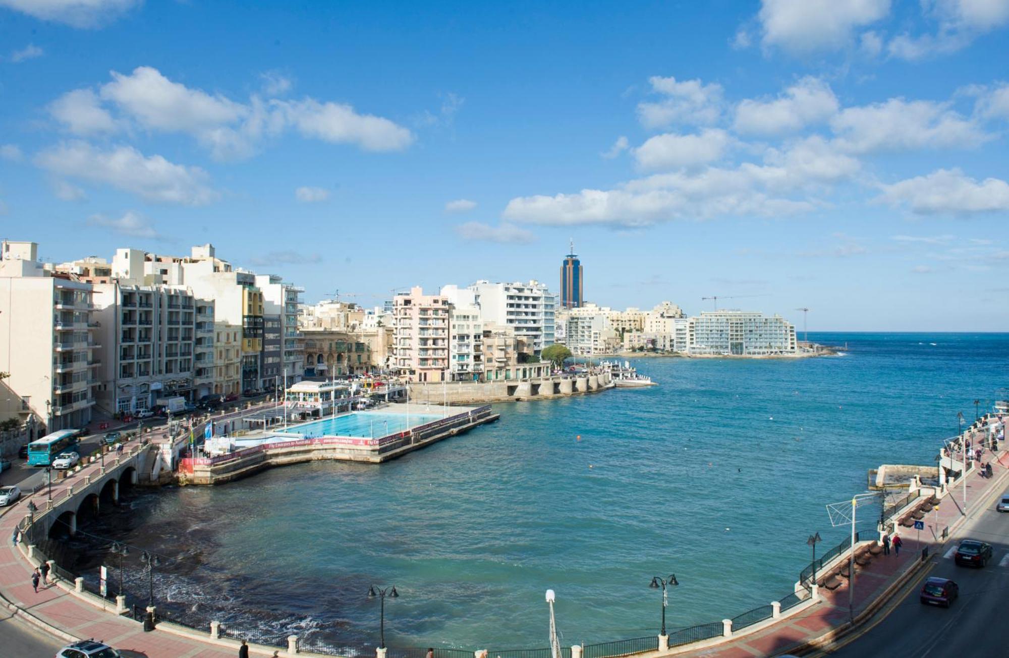Maltese Balcony Apartman San Ġiljan Kültér fotó